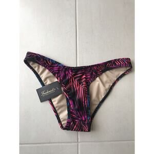 Frederick's of Hollywood Bikini Bottom Tropical Print Swimwear